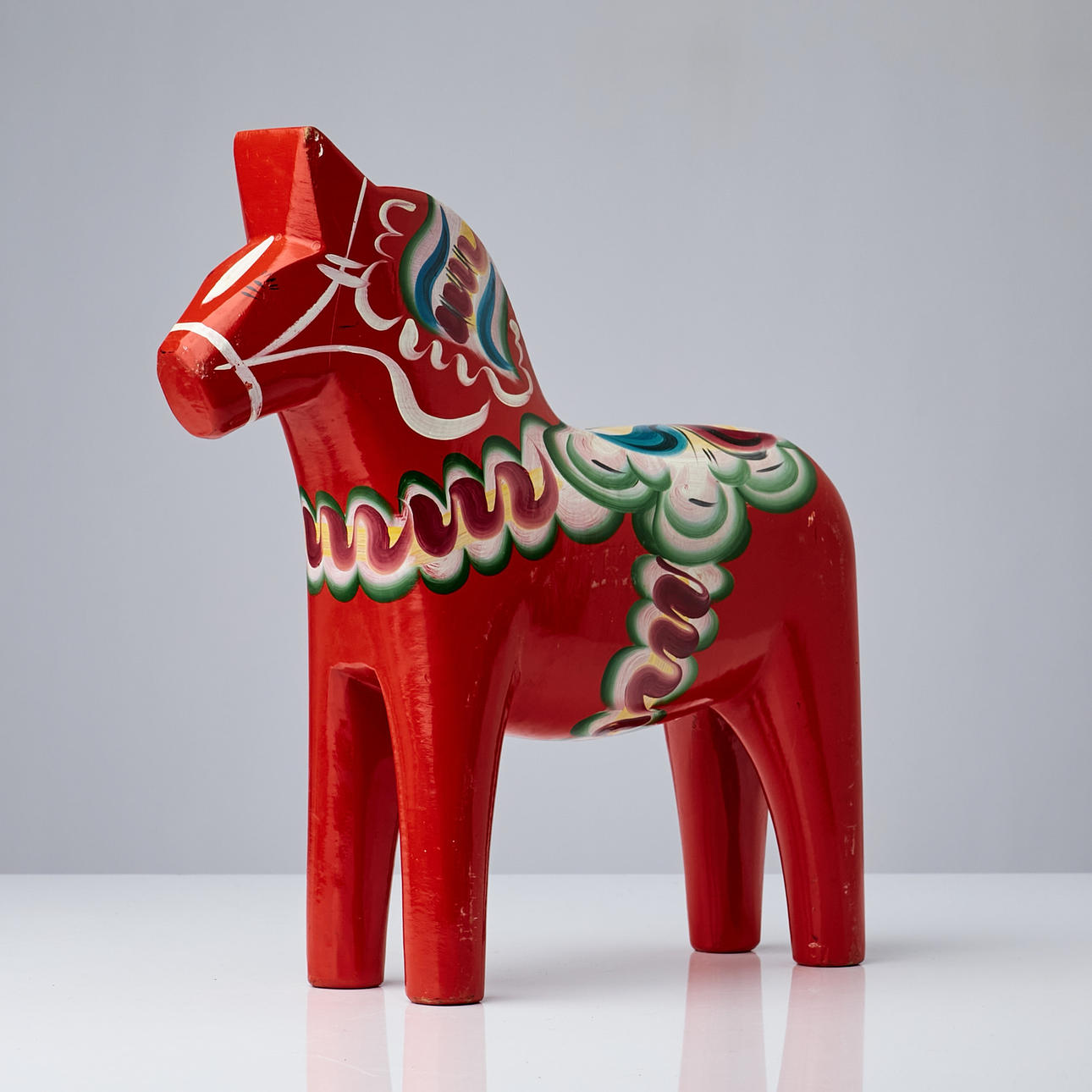 DALAHÄST, bemålat trä.