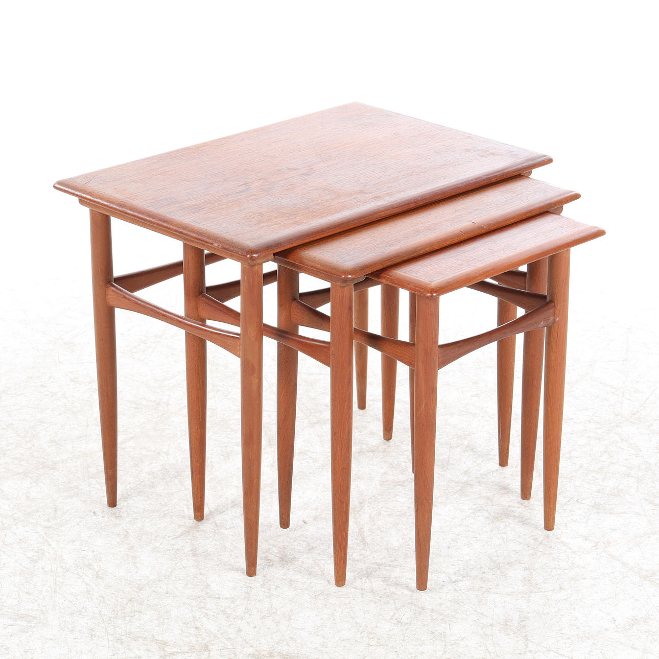 SATSBORD, teak, tre delar.