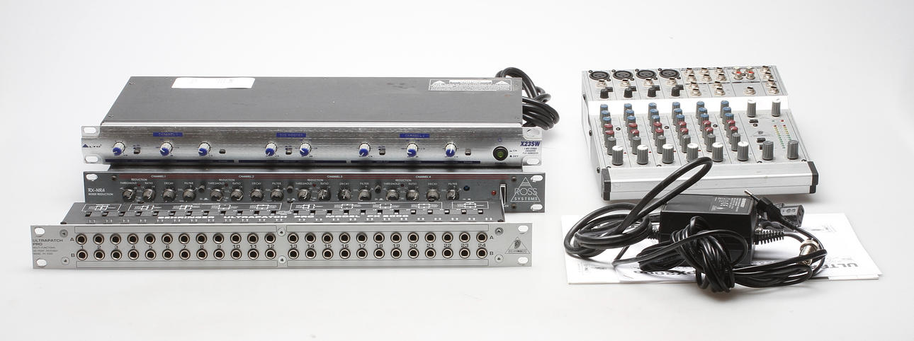 MUSIKANLÄGGNING, 4 delar, Behringer, Alto, Ross.