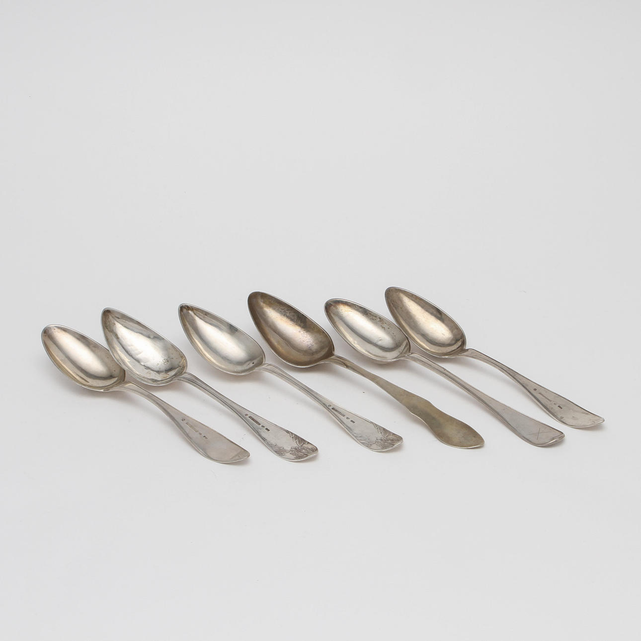 MATSKEDAR, silver, Sverige 17/1800-tal.Vikt ca 310 gram.