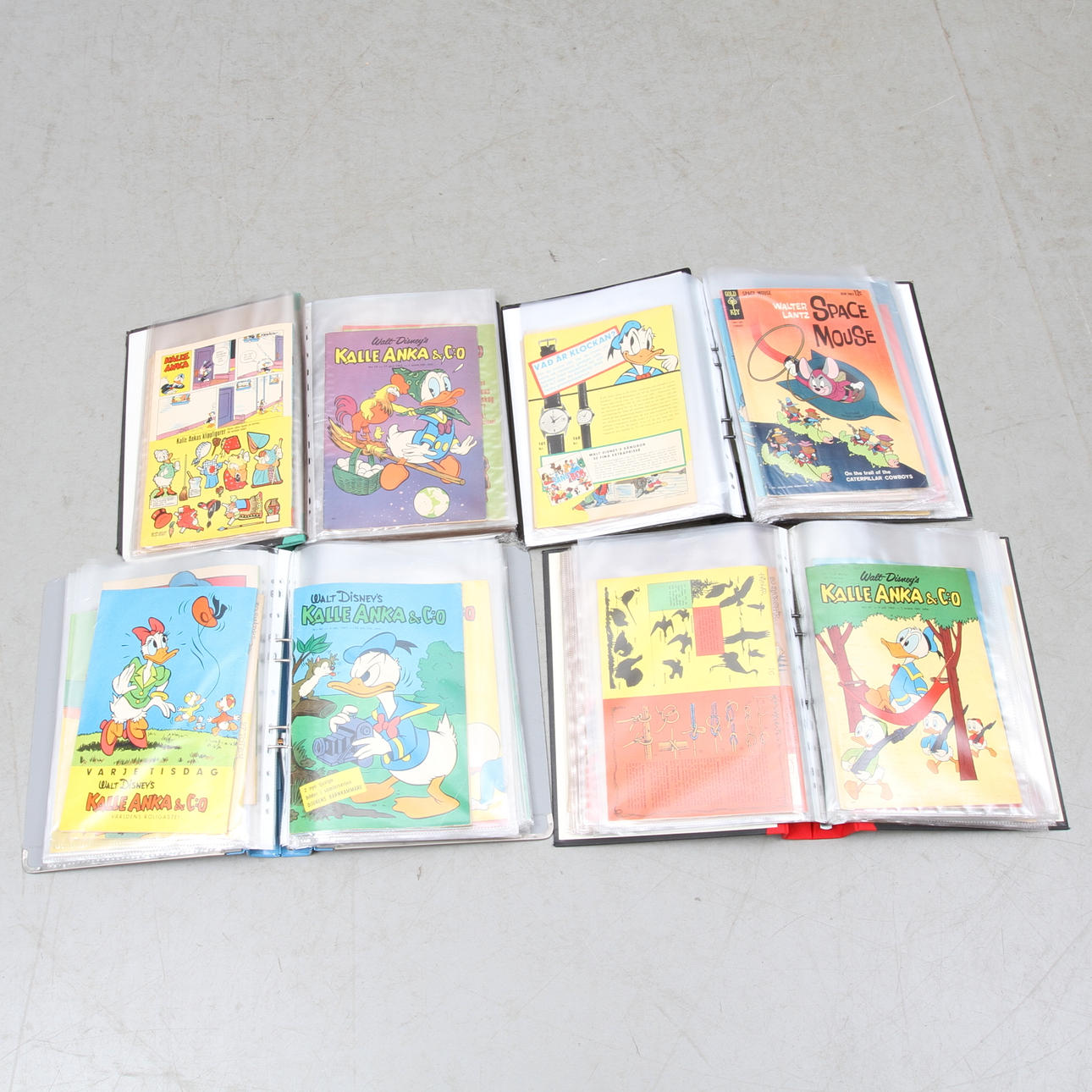 SERIETIDNINGAR ca 115 st, mestadels Kalle Anka & Co.