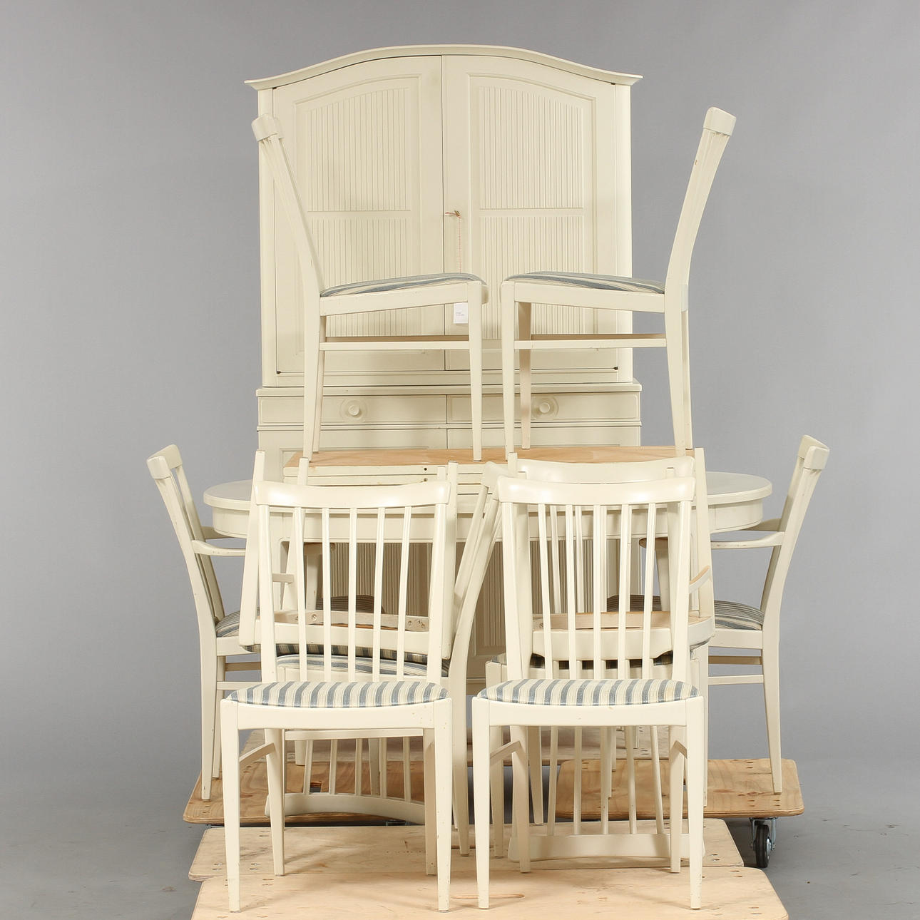 MATSALSMÖBEL, 12 delar, "Herrgården", Carl Malmsten.