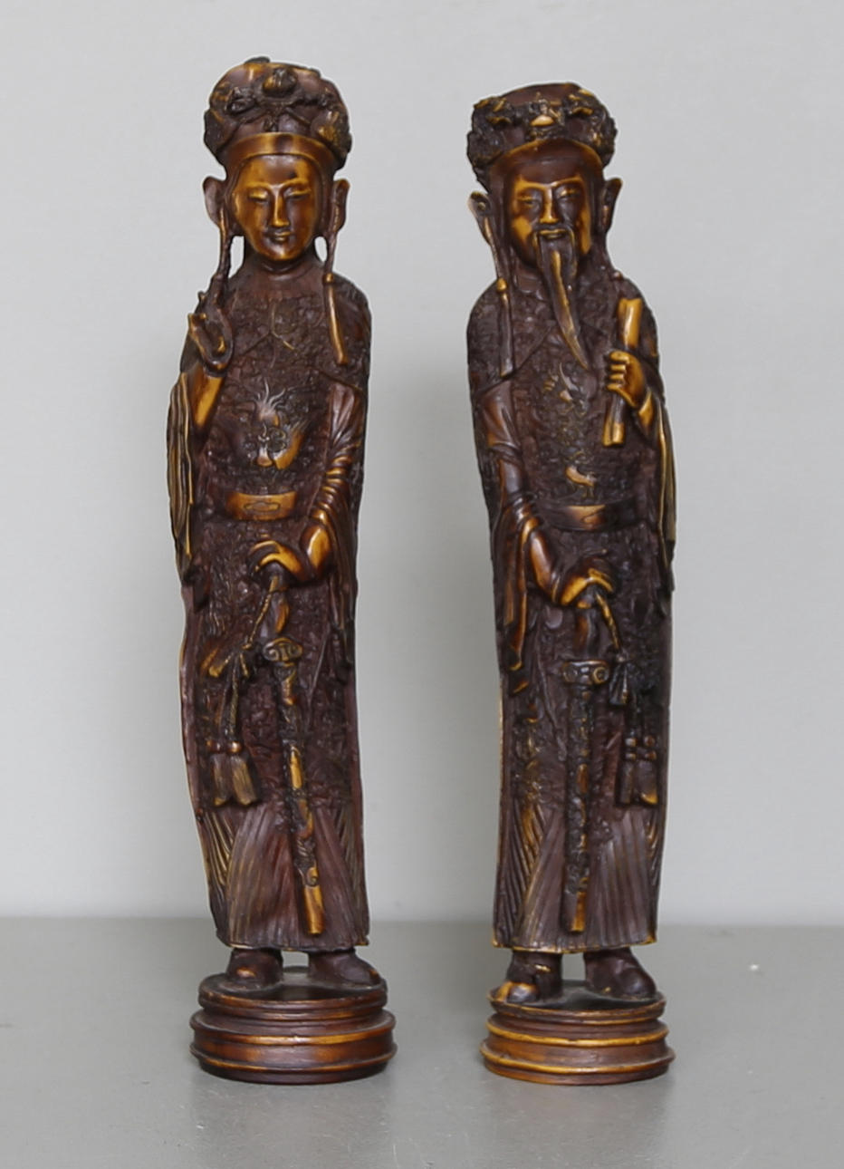 FIGURER, 2 st, Kina, 1900-tal.