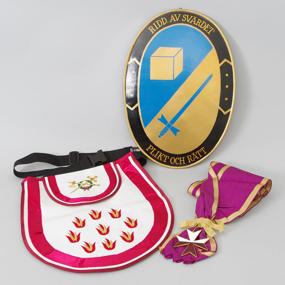 ORDENSBAND, SKYLT M.M.