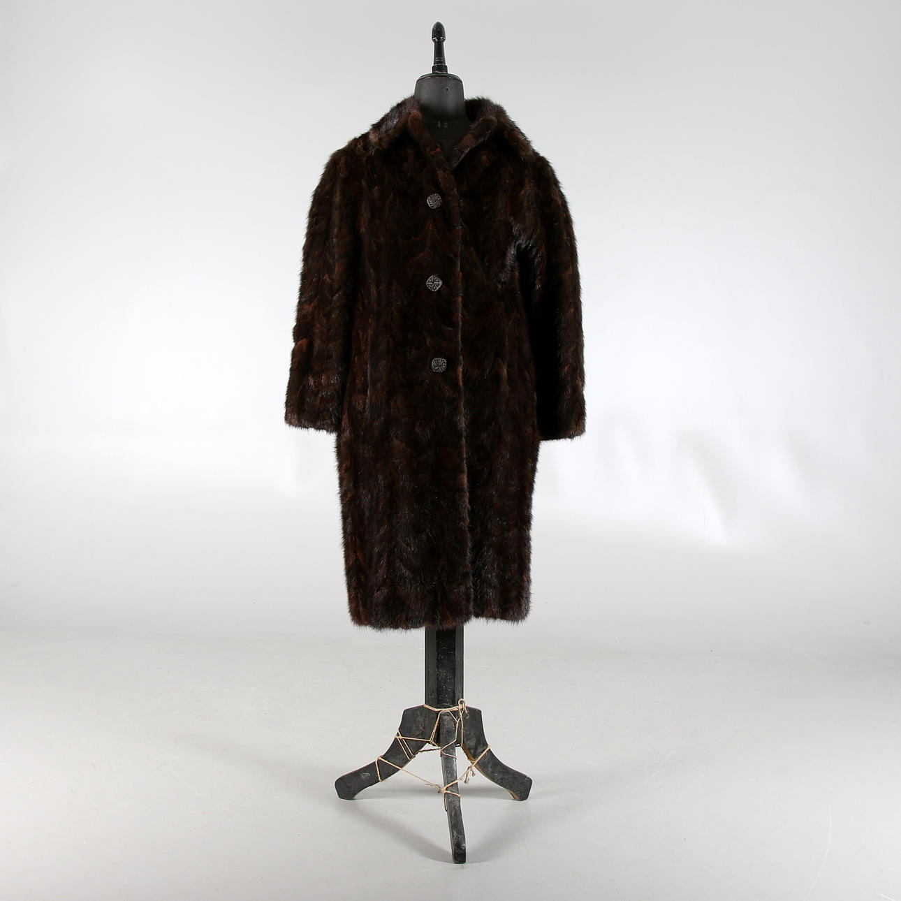 PÄLS, mink. Storlek 40, Jofama AB, Malung, 1900-talets mitt.