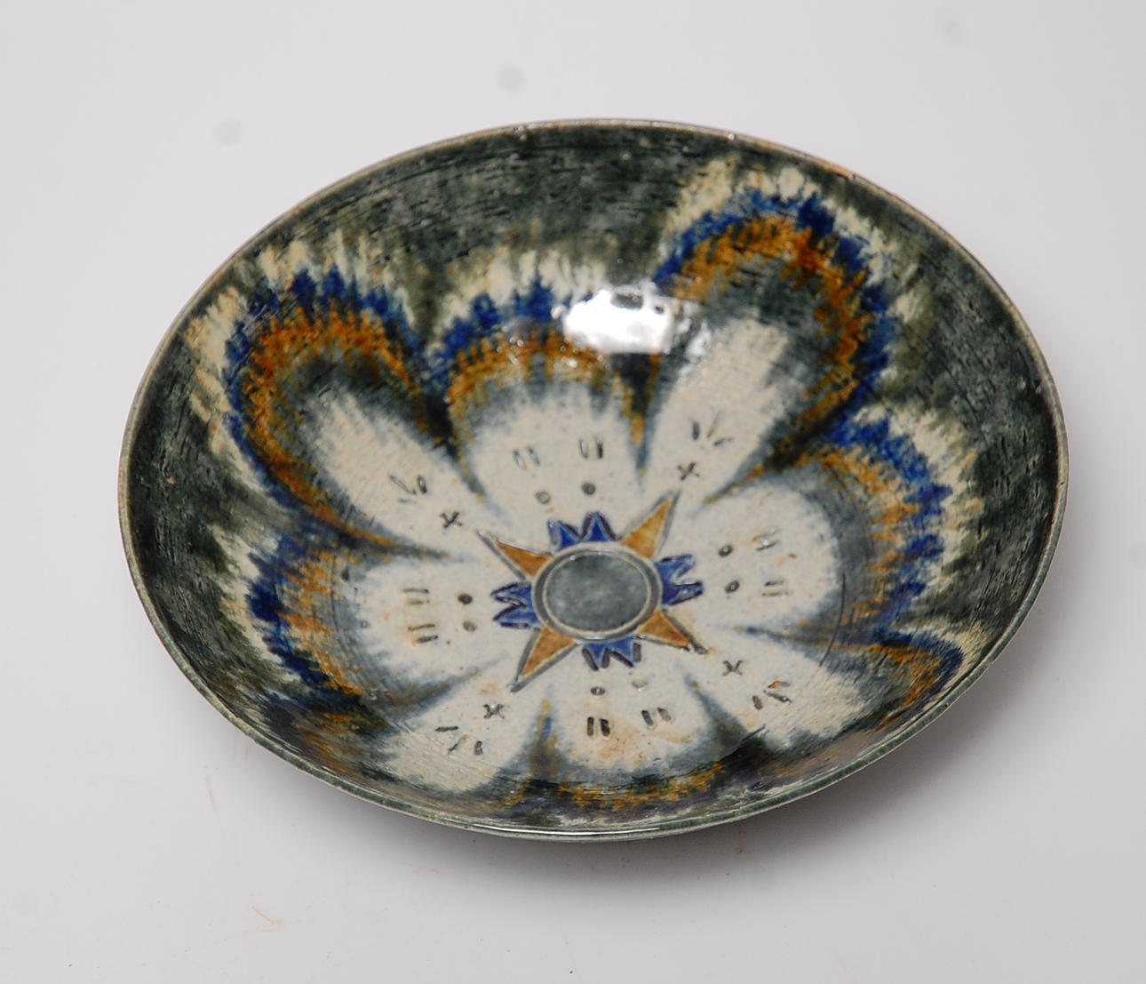 YNGVE BLIXT. skål. keramik, signerad Yngve Blixt Höganäs.