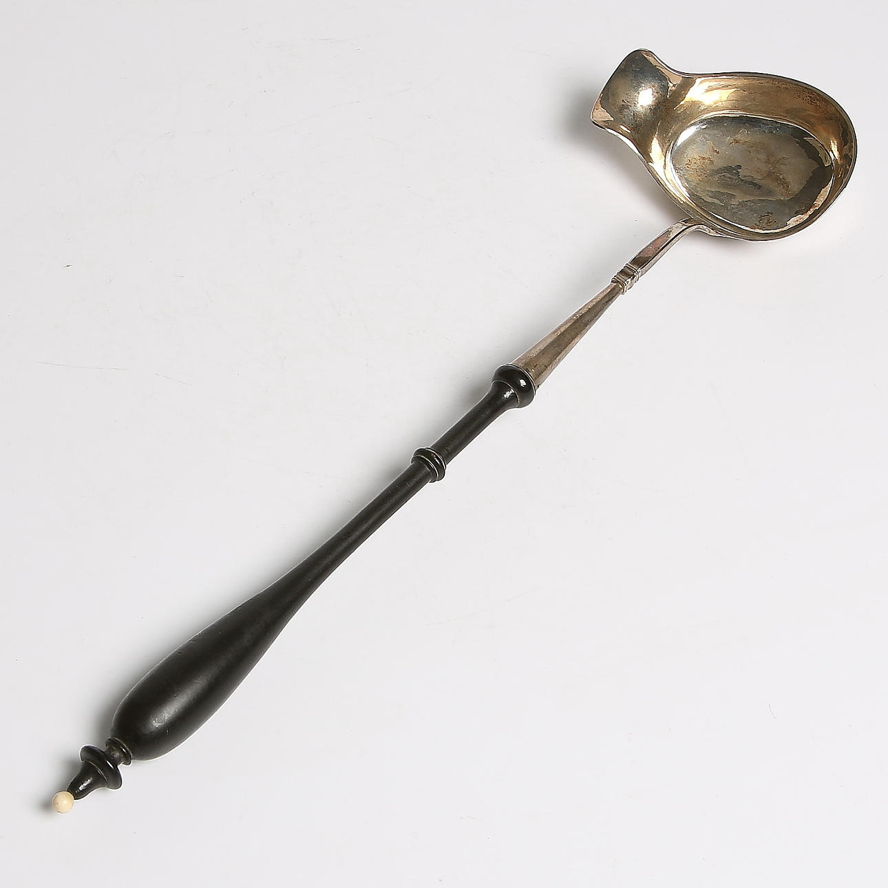 SOPPSLEV, silver och trä, C.E. Halldin, Kopparberg. 1874.