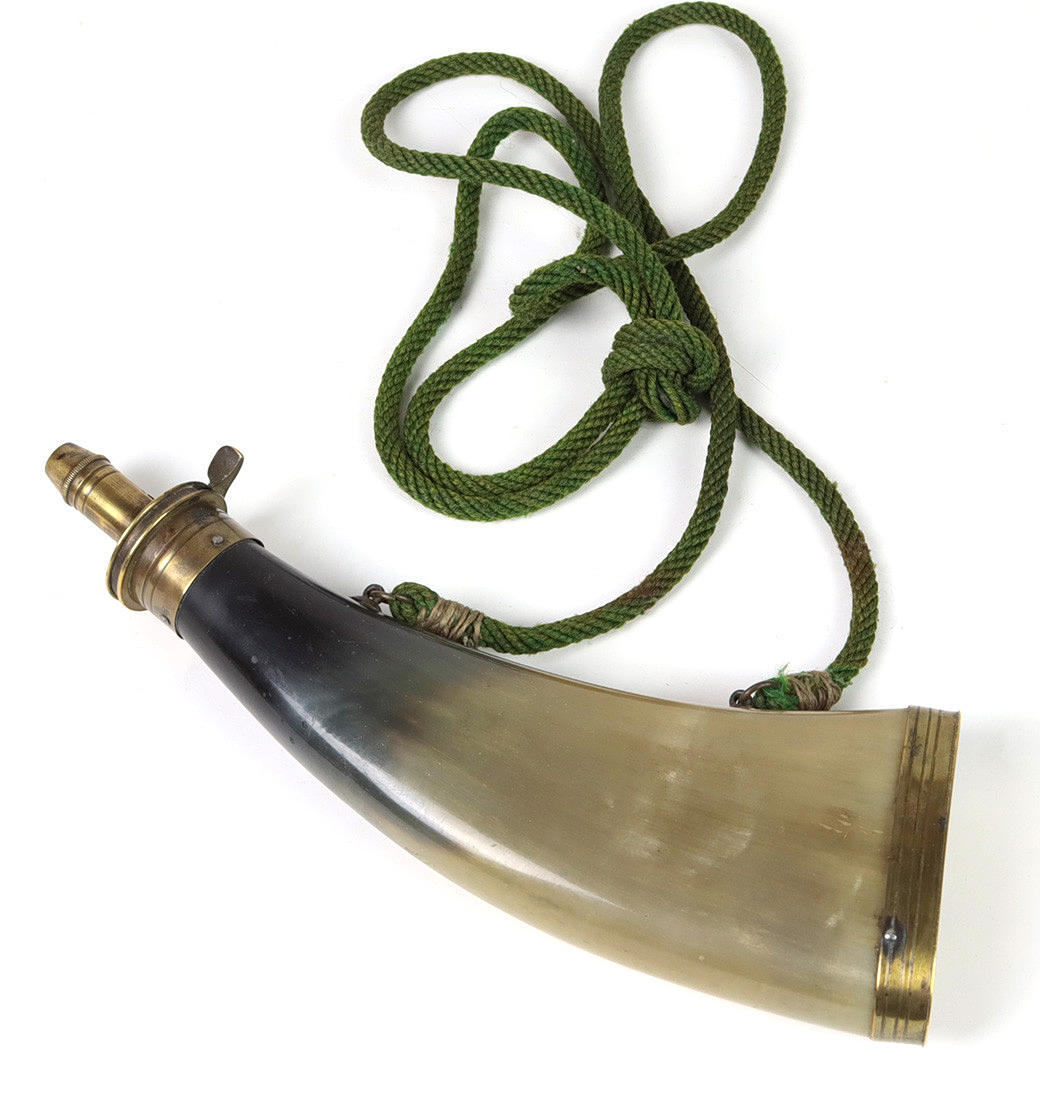 Antique powder horn.