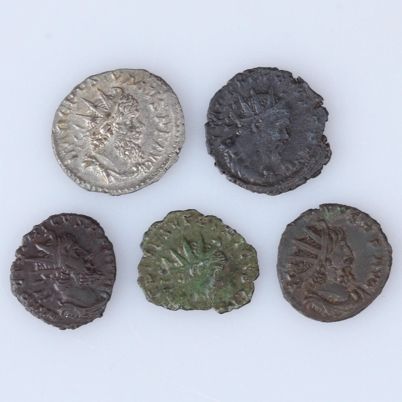 MYNT, 5 st. antoninian, Postumus, Marius, Victorinus, Tetricus I och Tetricus II, Gallo-romerska imperiet, 259 – 273 e.kr.