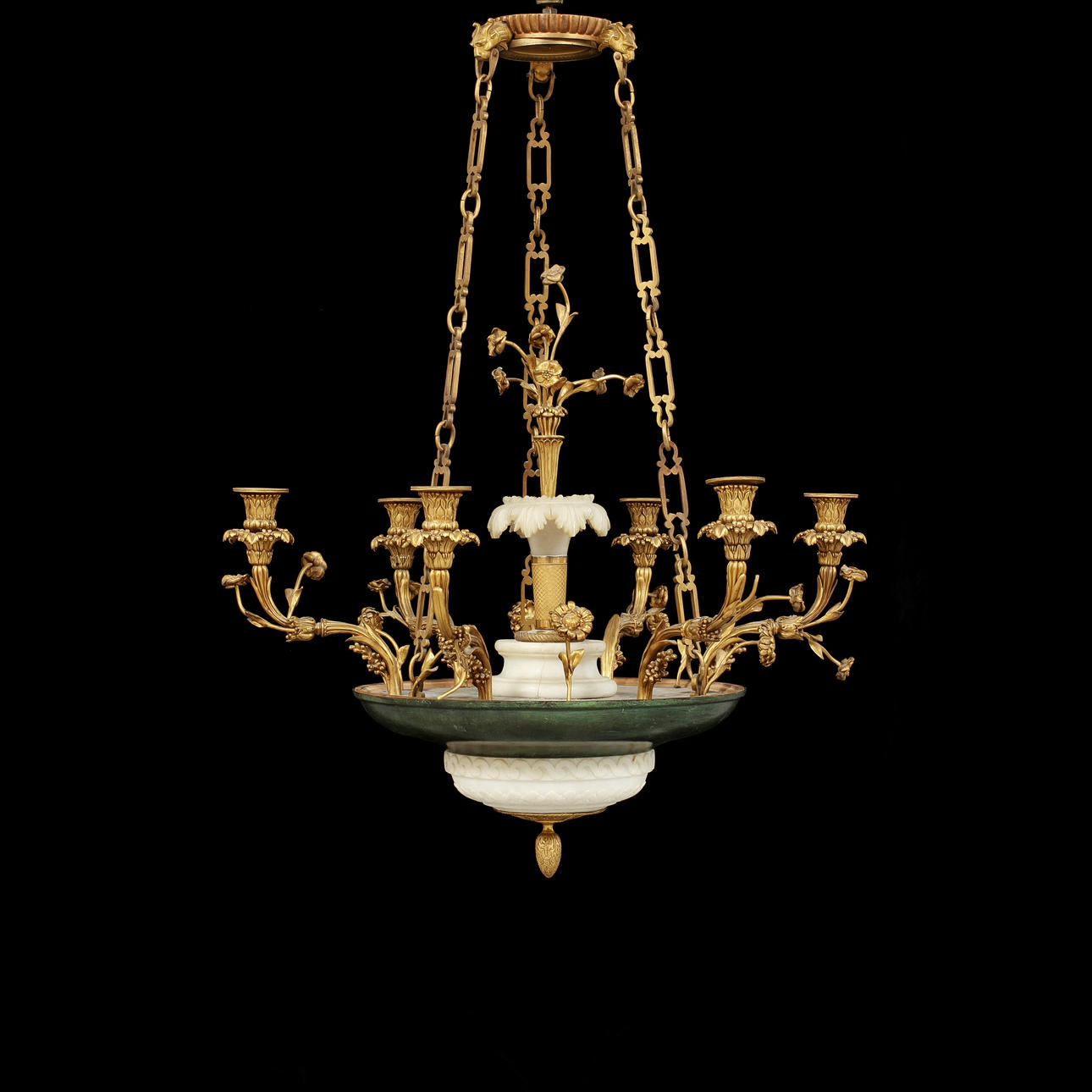 LJUSKRONA, troligtvis Frankrike, 1800-talets mitt.