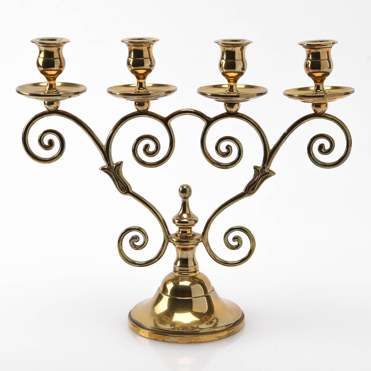 KANDELABER, "Mistel", mässing, Skultuna.