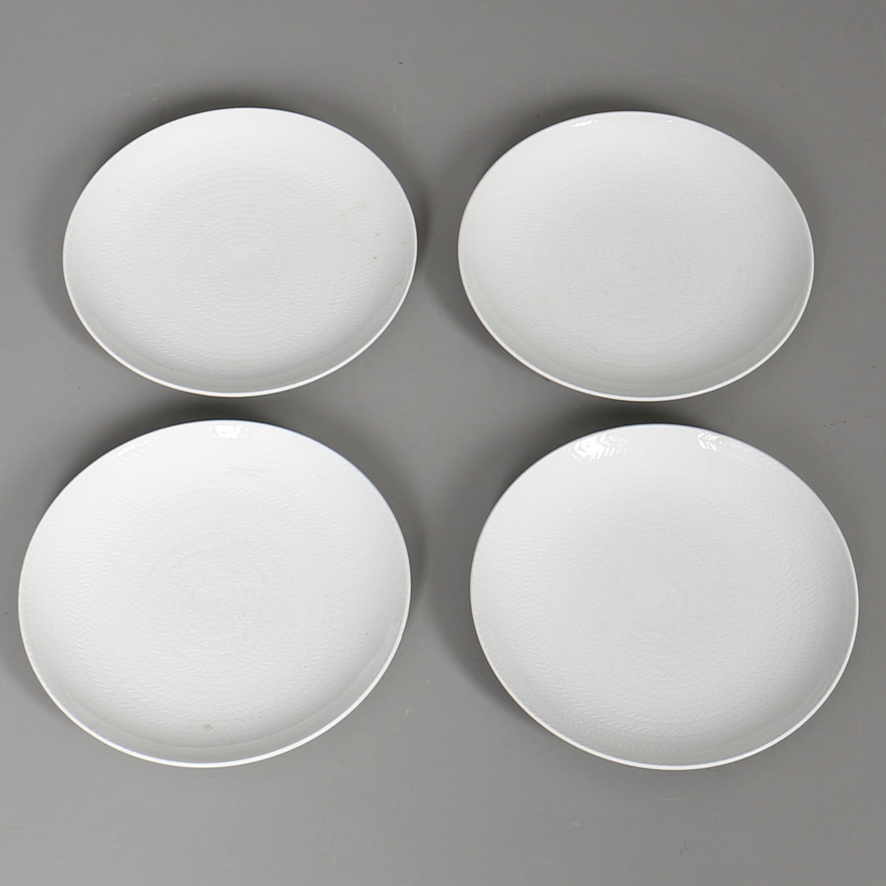 MATTALLRIKAR. 4 st. Blå Eld. Hertha Bengtsson. Rörstrand.