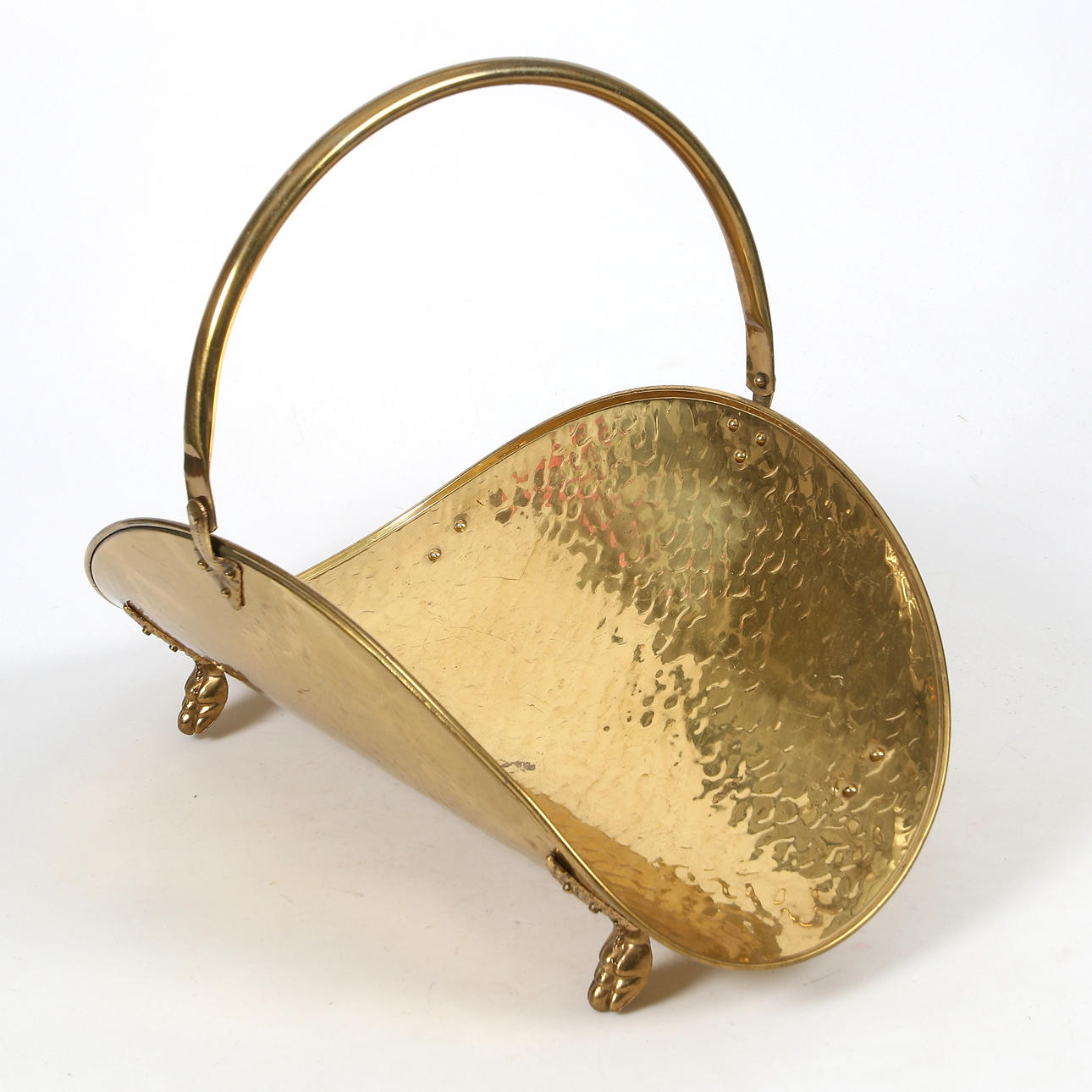 HOLZKORB, Messing, England, 1900.