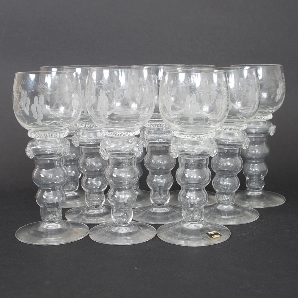 REMMARE, 10 stycken, glas, Hyllinge.