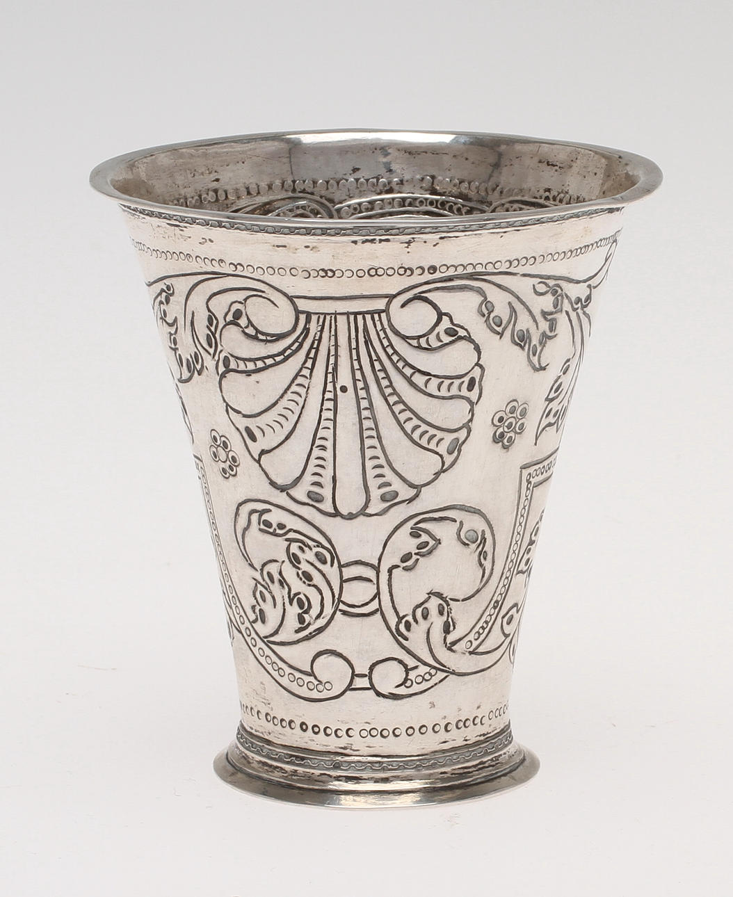 BÄGARE, silver, Anders Hafrin 1727-56, Göteborg.