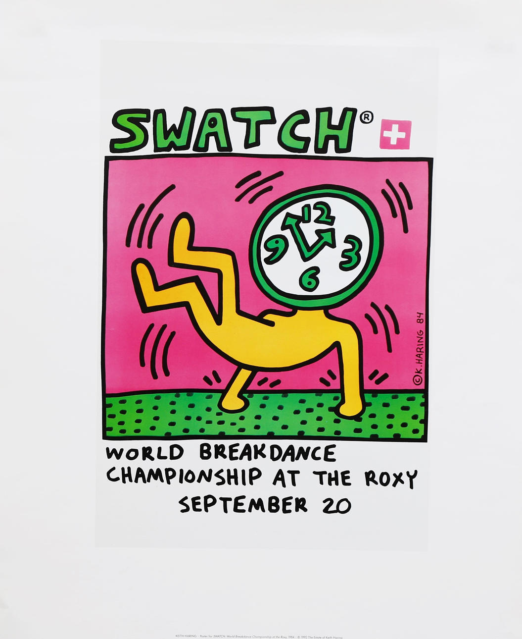 KEITH HARING. SEGÚN. "Swatch".
