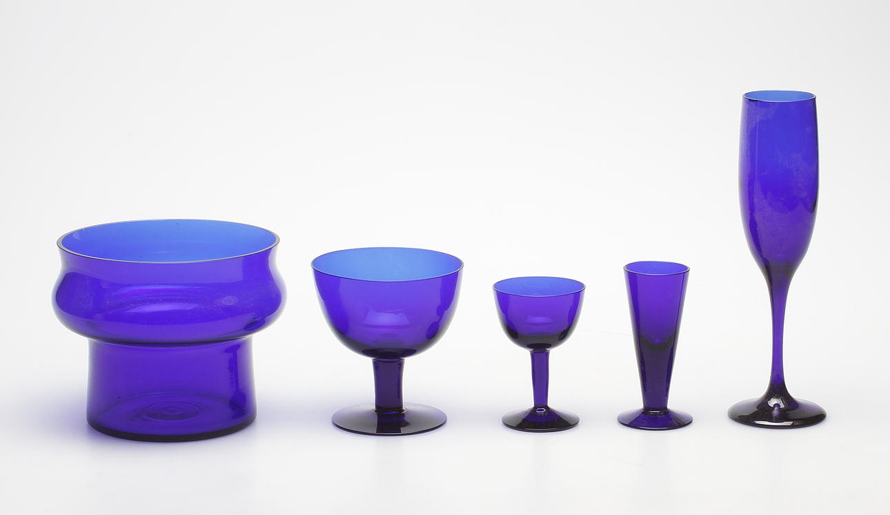 GLASSERVIS, 35 delar, 1900-tal.