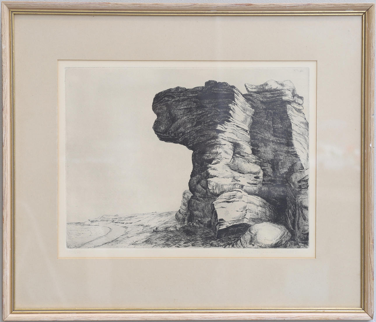STURE KJELLSTRÖM. etching, signed and numbered 188/310.