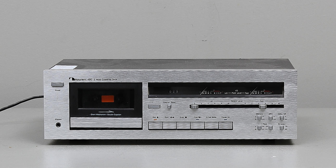 KASSETTDÄCK, Nakamichi 480, 1970-tal.