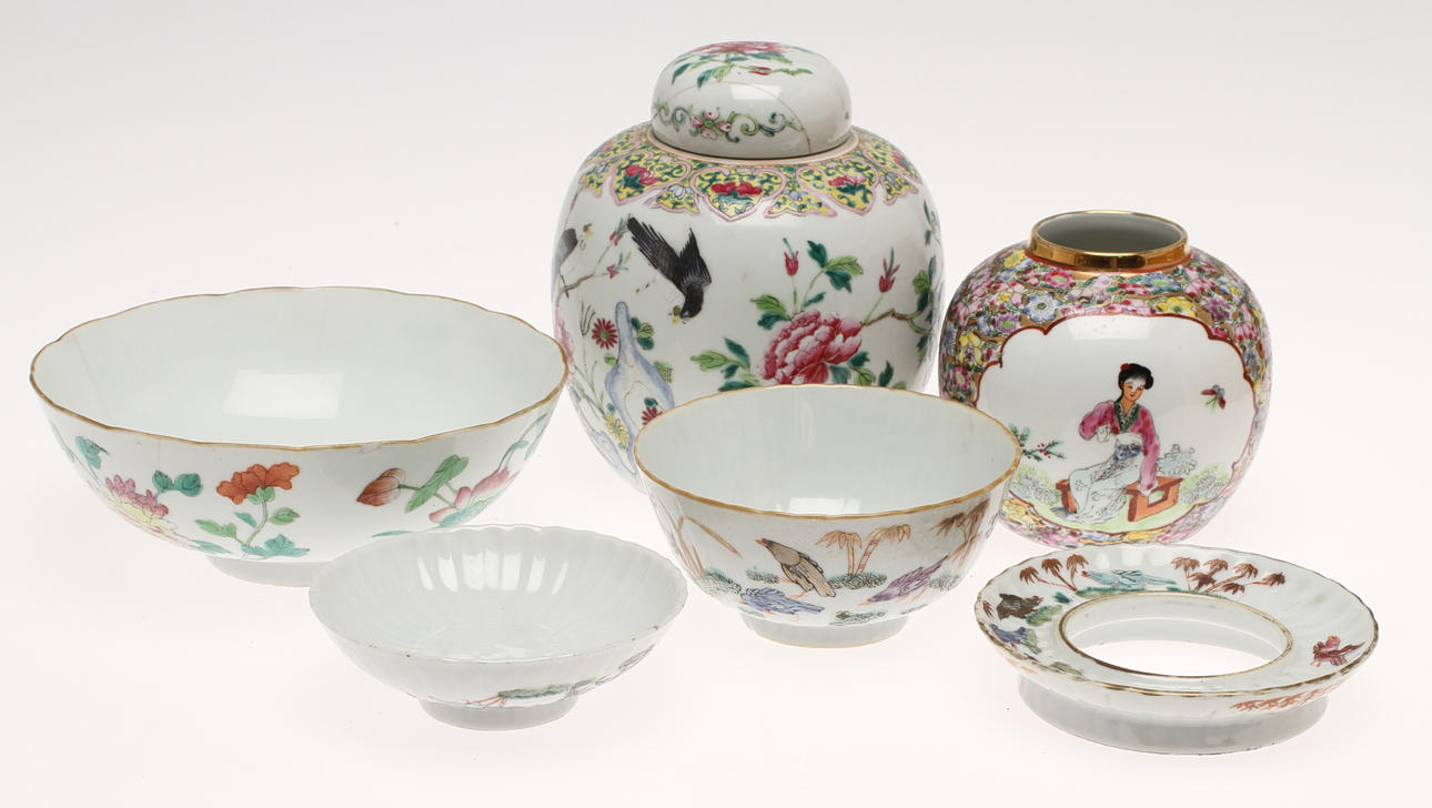 PARTI PORSLIN, 6 delar, porslin, Kina.