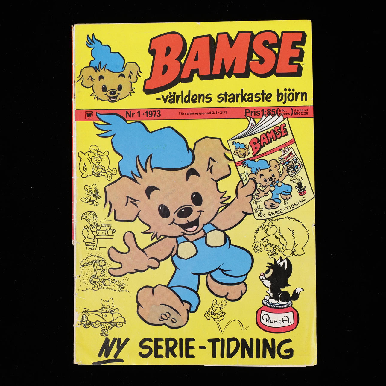 BAMSE, serietidning, nr 1-1973.