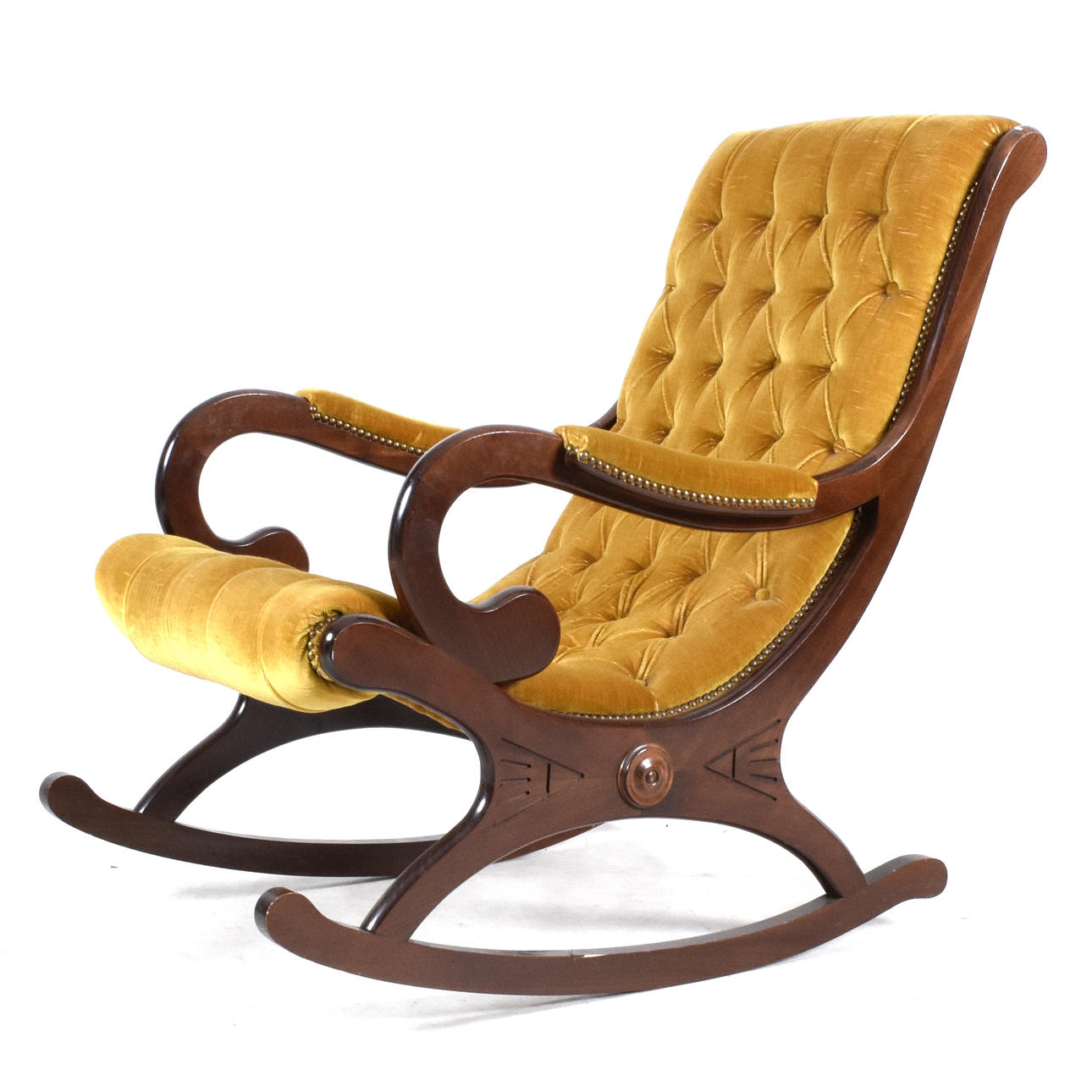 GUNGSTOL, mahogny, 1900-tal.