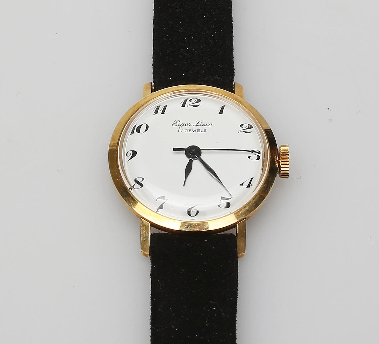 EIGER-LUXE, Damur, 17 Jewels, 18 k.