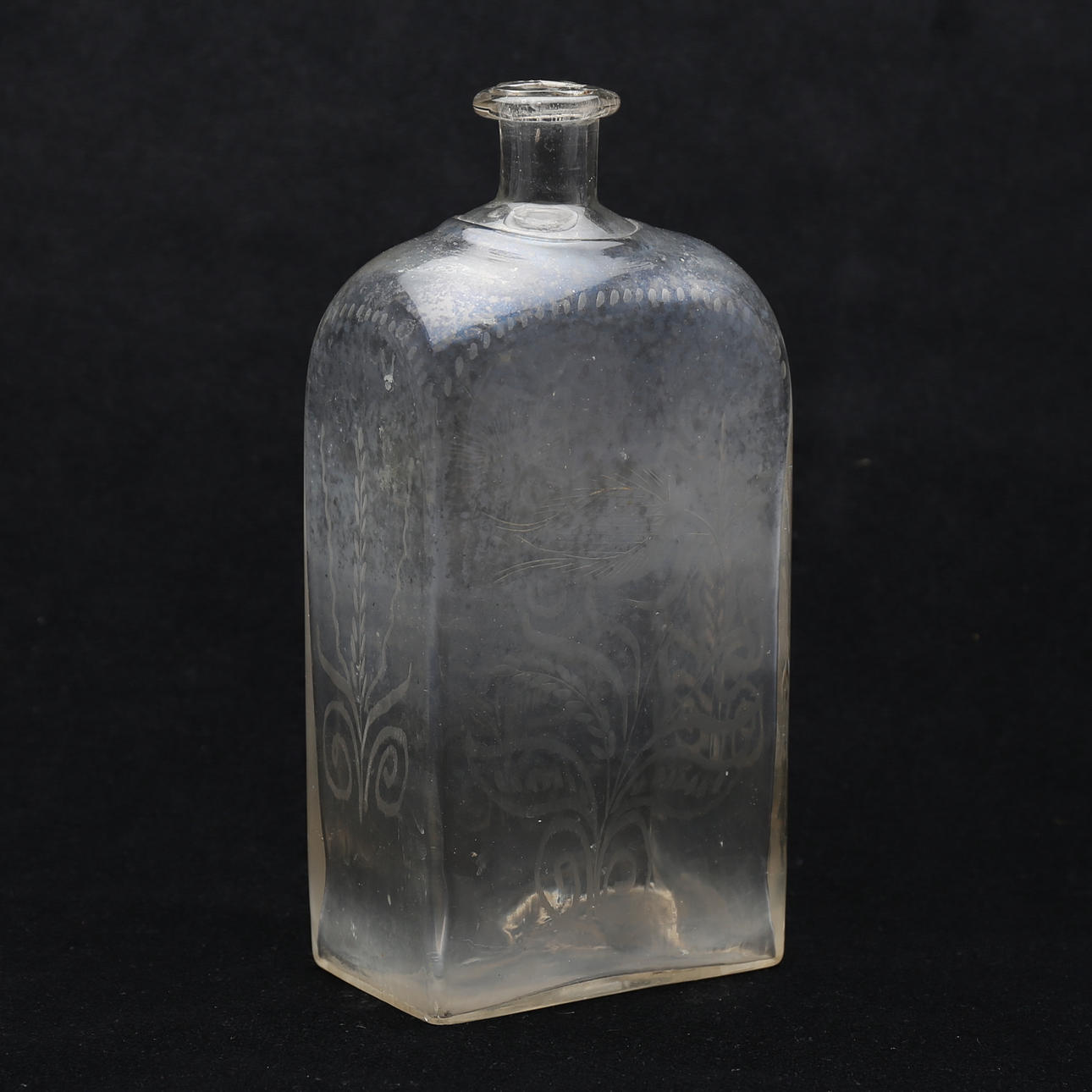 BRÄNNVINSFLASKA, 1800-tal.