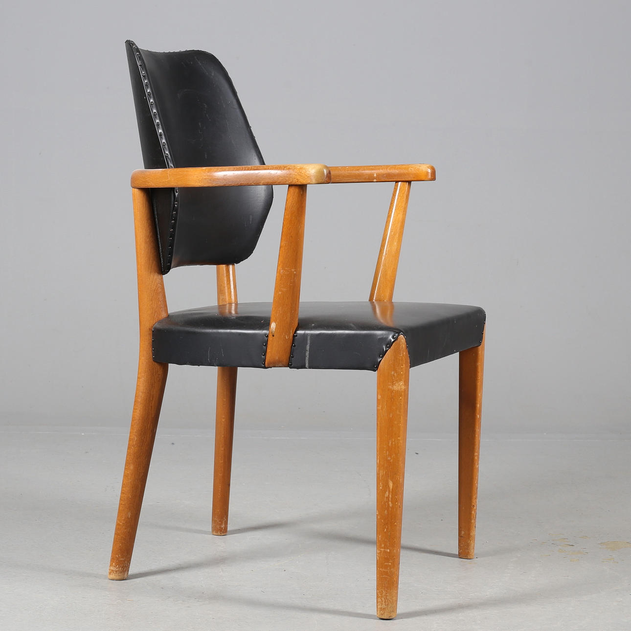 ARMCHAIR, Engen, Örkelljunga, mid-20th century. Labeled.