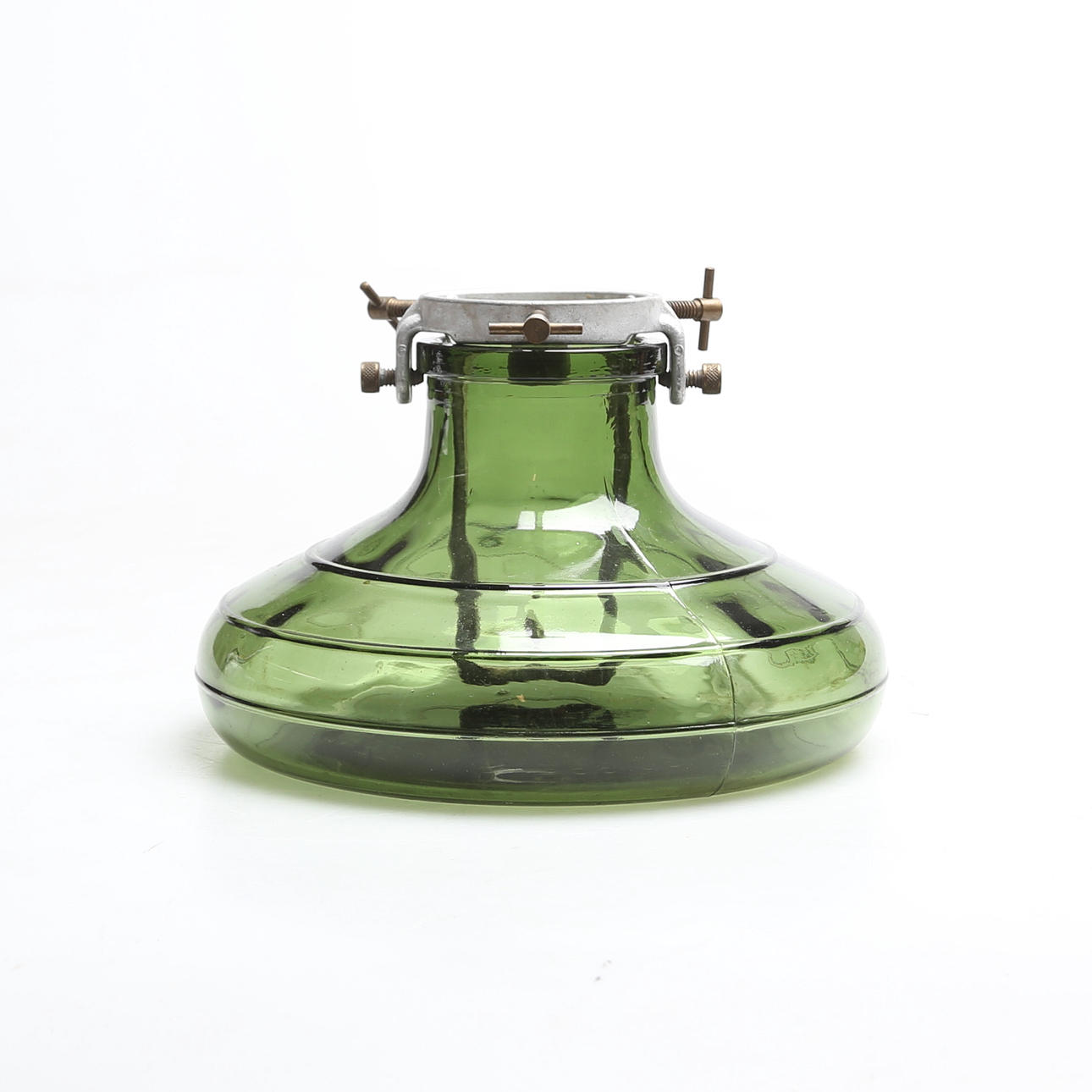 CHRISTMAS TREE STAND, glass/metal, Switzerland, 1900s.