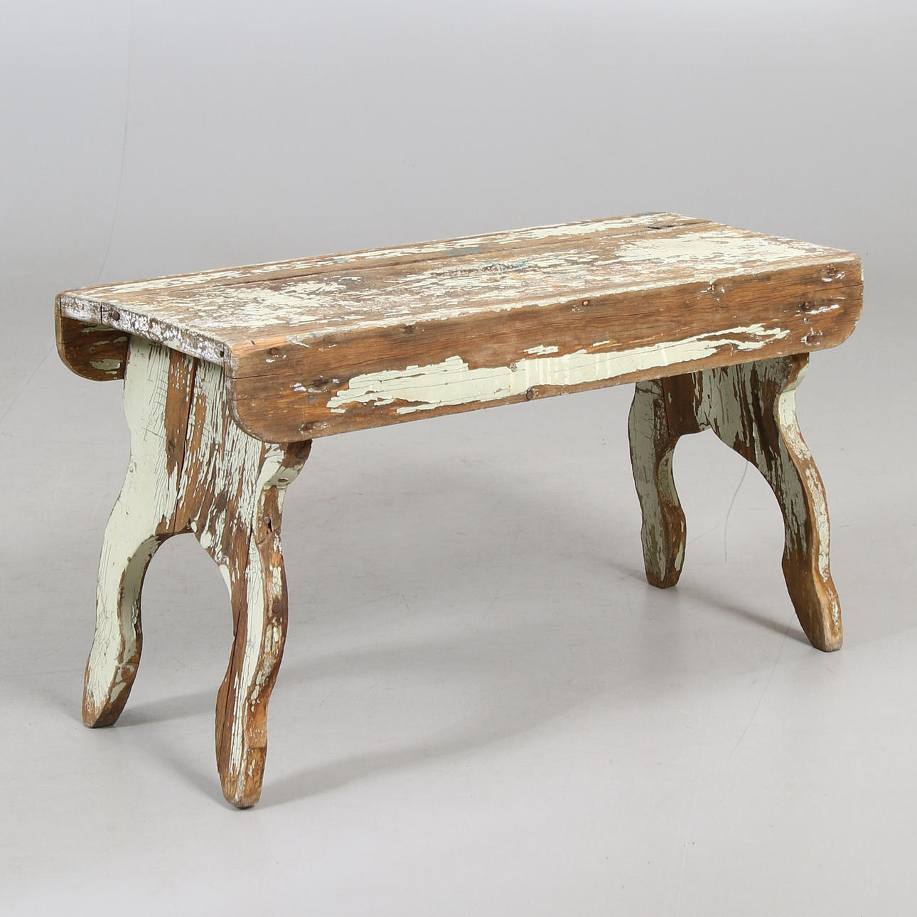 Stool, pine, common man, 20th century.