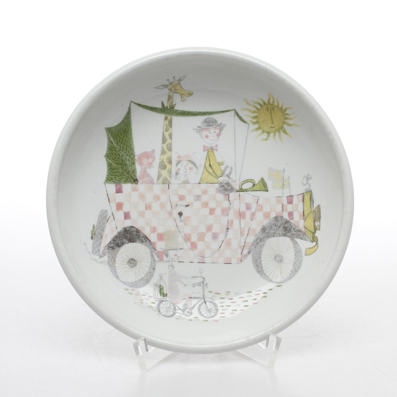 TALLRIK, porslin, "Krakel Spektakel", Stig Lindberg, Gustavsberg.