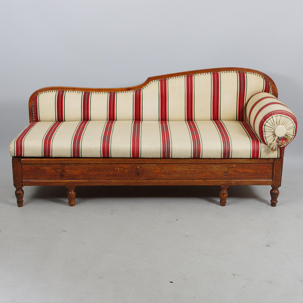 KANAPÉ, bäddbar, fur, 1800-talets slut.