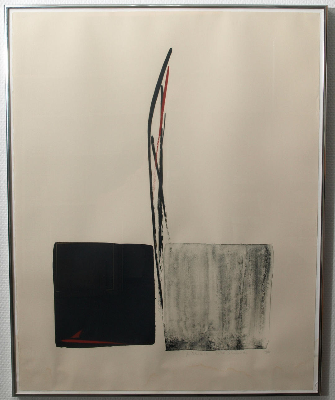 TOKO SHINODA. Litografi, nummer 29/35, signerad.