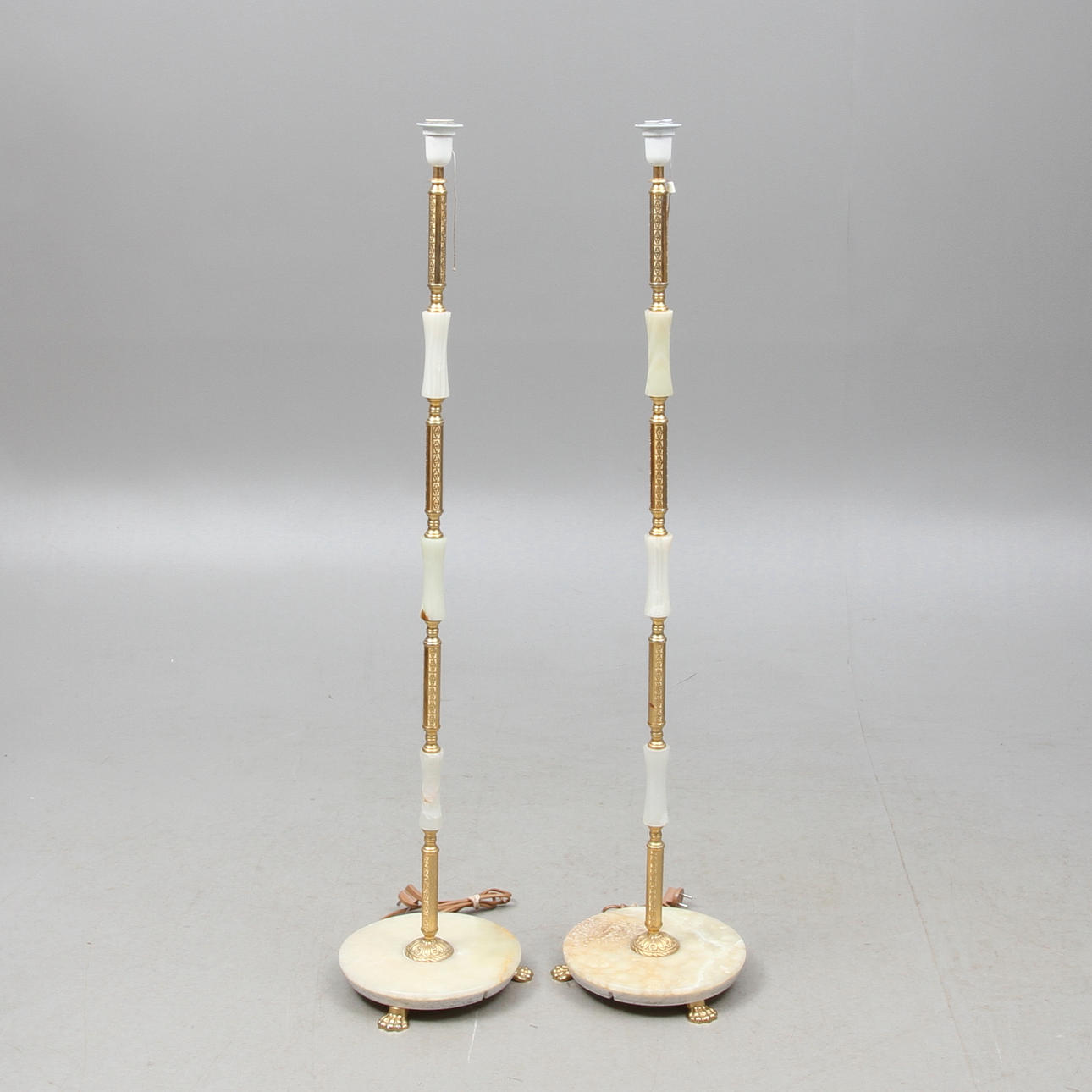 GOLVLAMPOR, 1 par, 1900-tal.