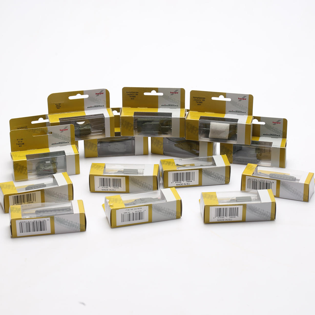 MILITÄRFORDON, Minitanks, Herpa.