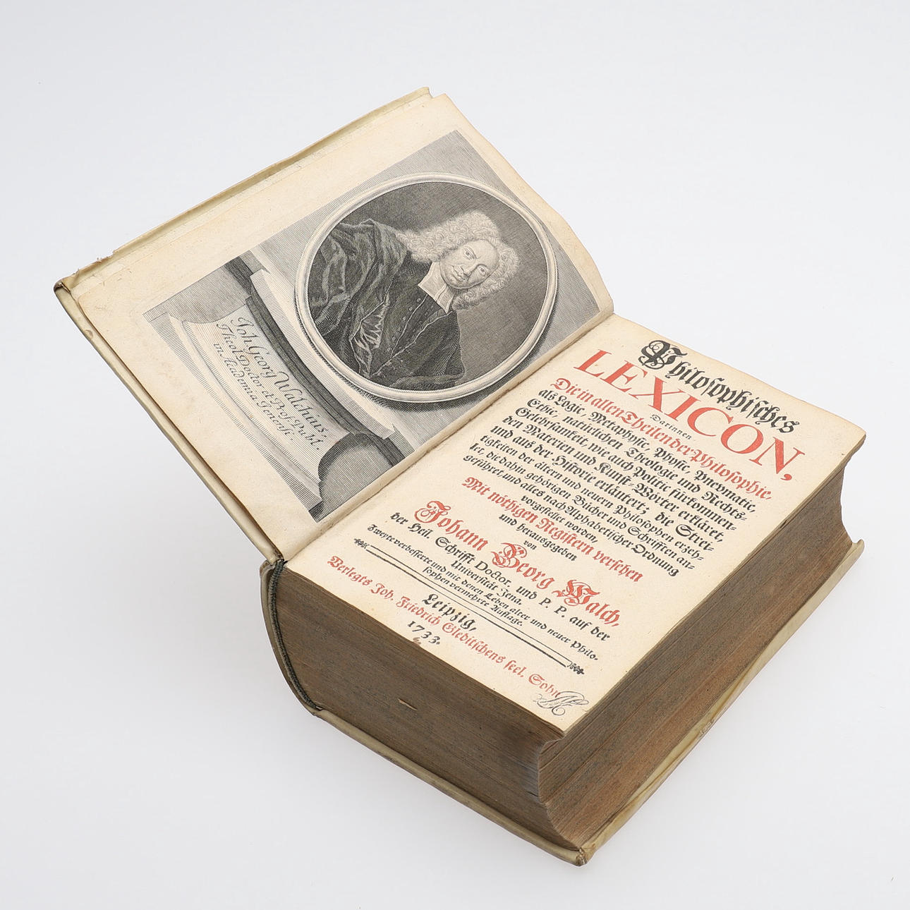 JOHAN GEORG WALCHS PHILOSOPHISCHES LEXIKON 1733.