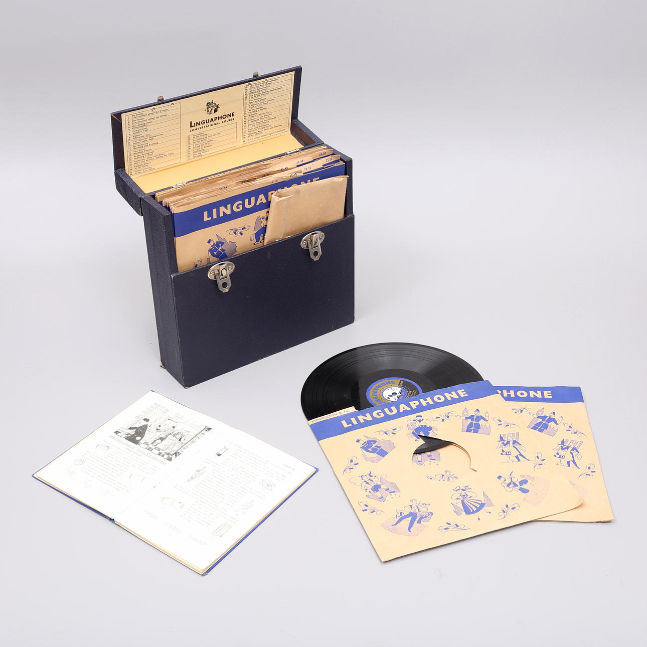 ENGELSKA KURS, Linguaphone conversational course.
