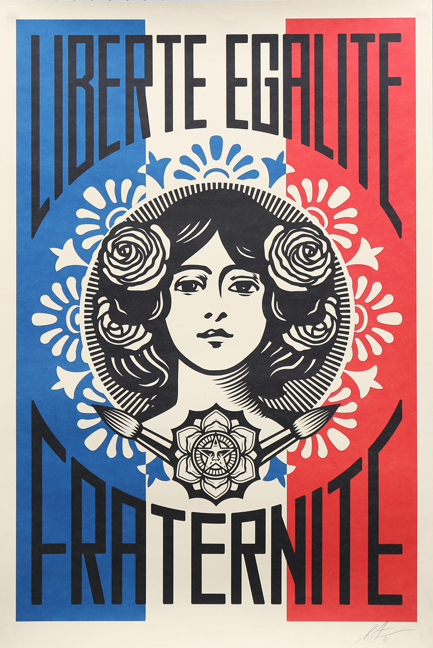 SHEPARD FAIREY, OBEY. "Marianne".