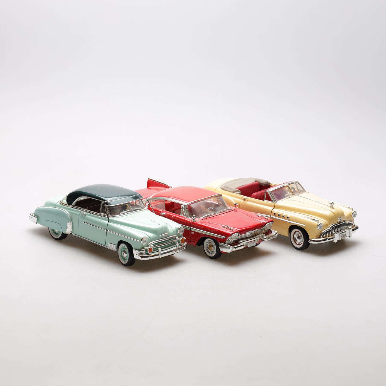 TOY CARS, tin, 3 pcs, Buick 