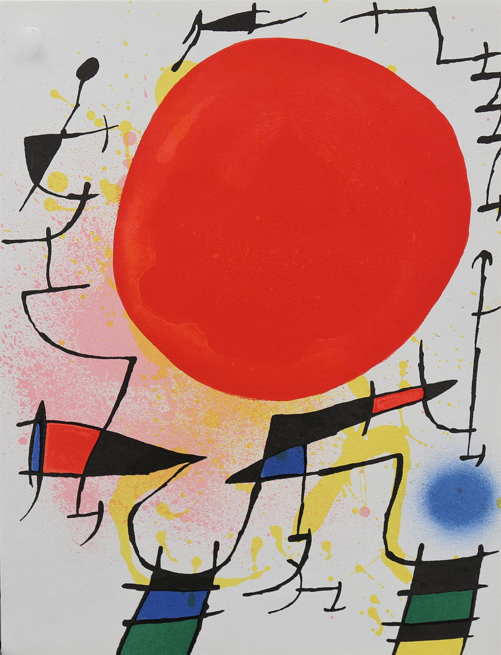 JOAN MIRÓ. "Originallithographie III".