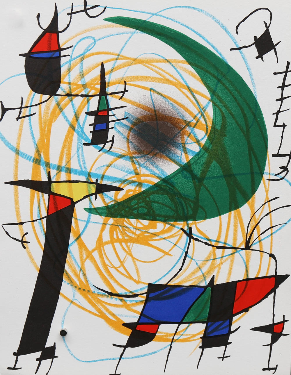 JOAN MIRÓ. ”Originallithographie V”.