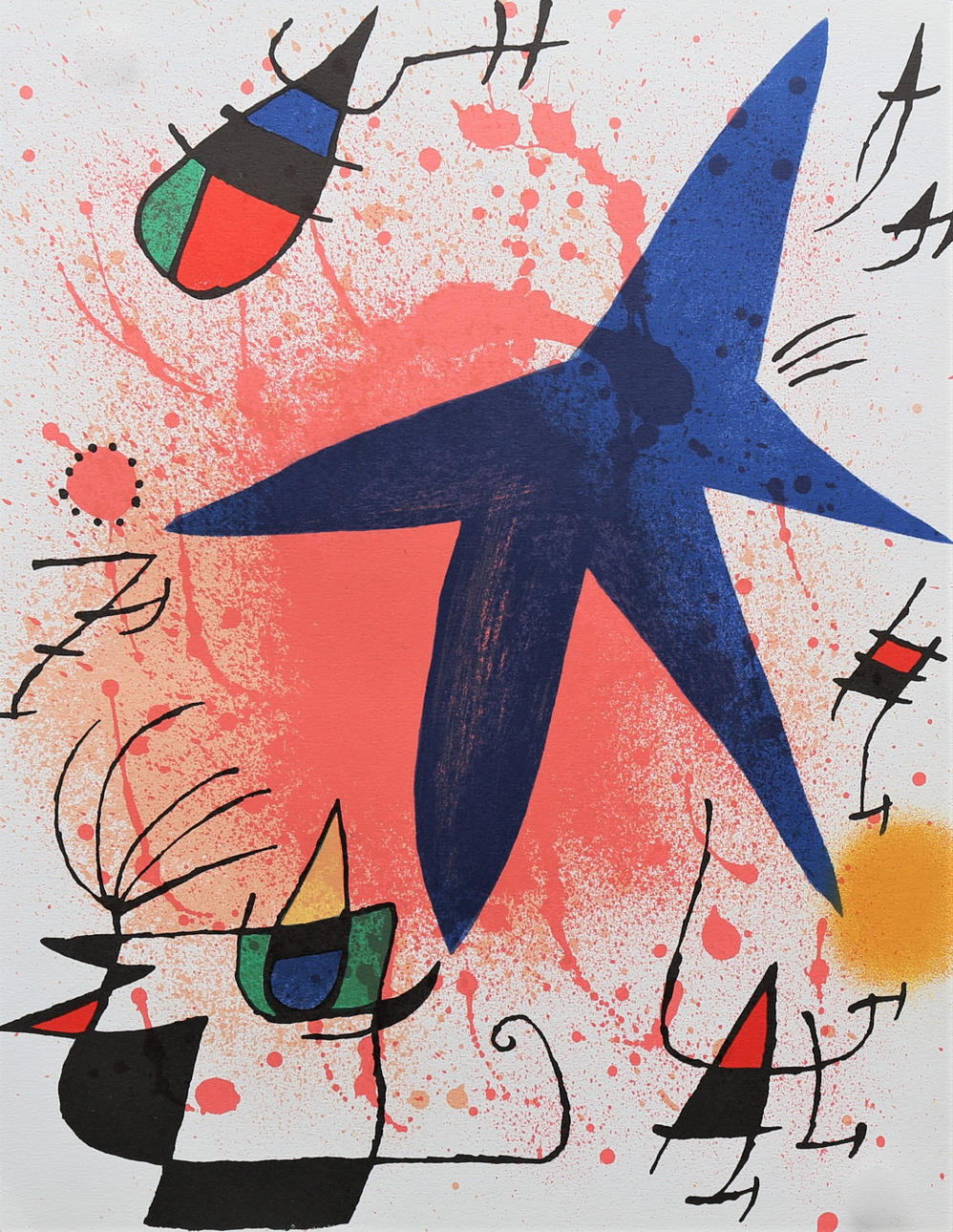 JOAN MIRÓ. "Originallithographie I".