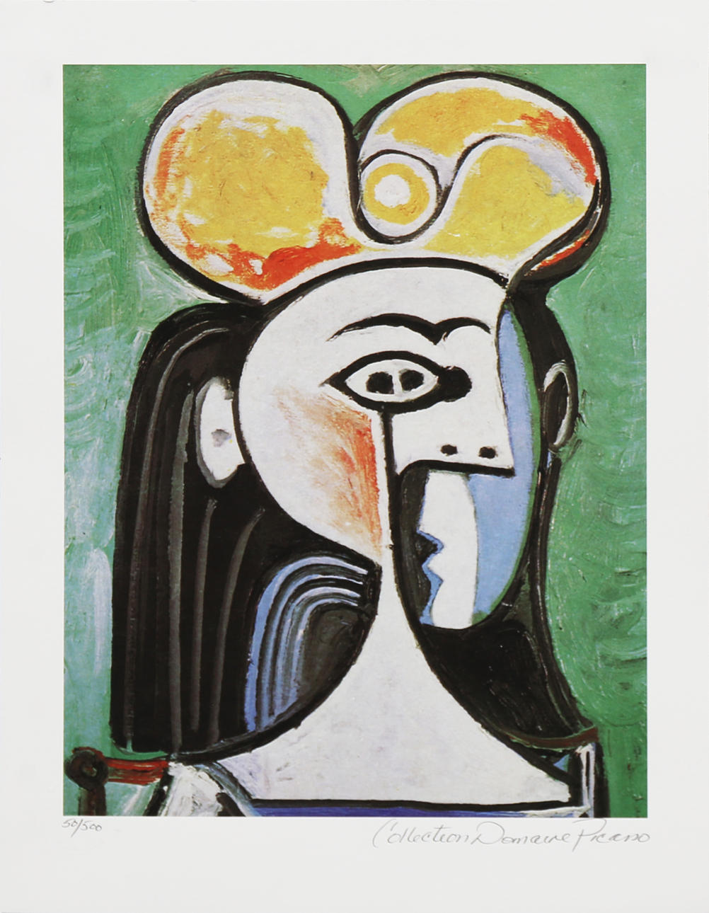 PABLO PICASSO. EFTER. Byst av en ung flicka.
