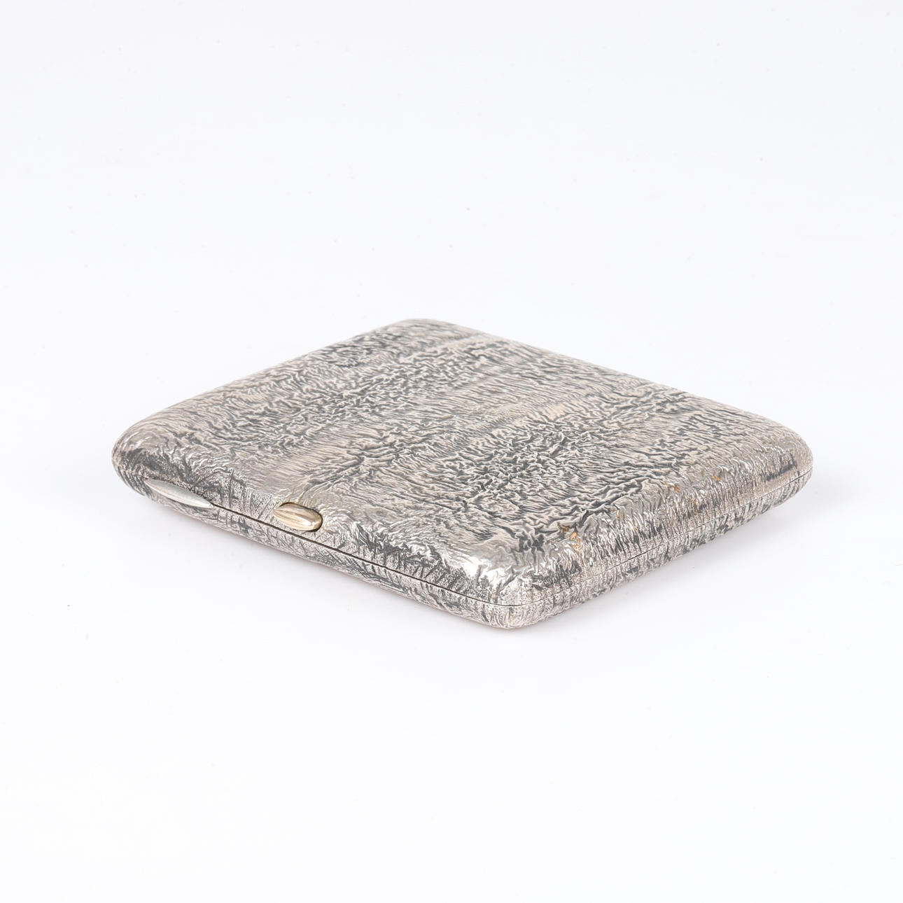 CIGARETTE case, silver.