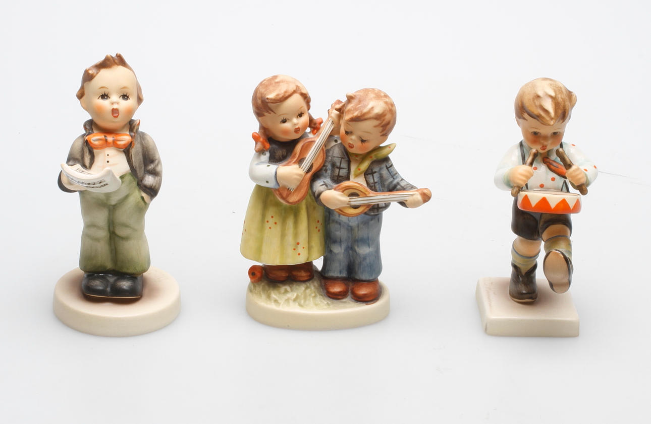 FIGURINER, 3 st, M J Hummel, Goebel.