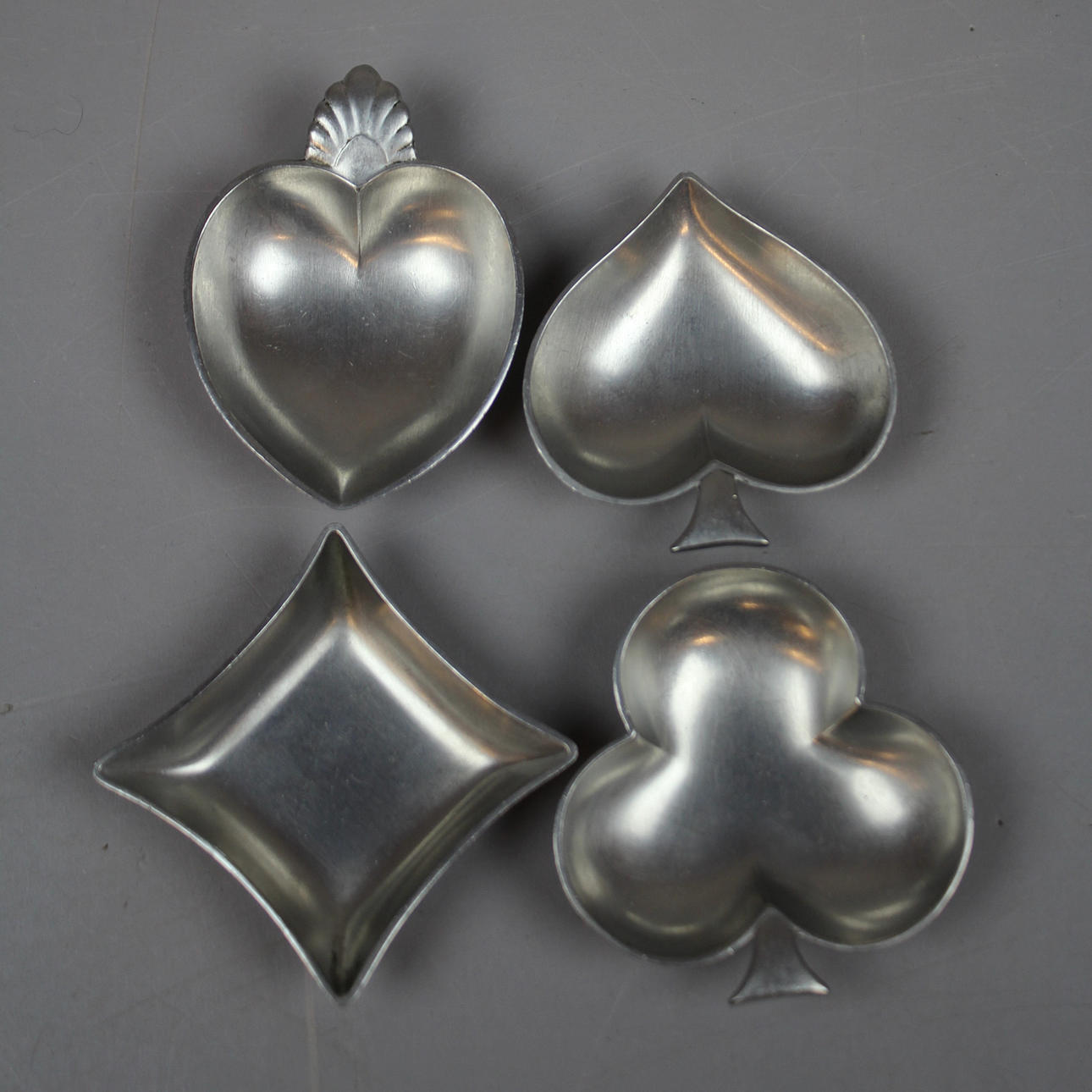 BARREL, 4 pieces, pewter, Just Andersen, Denmark.