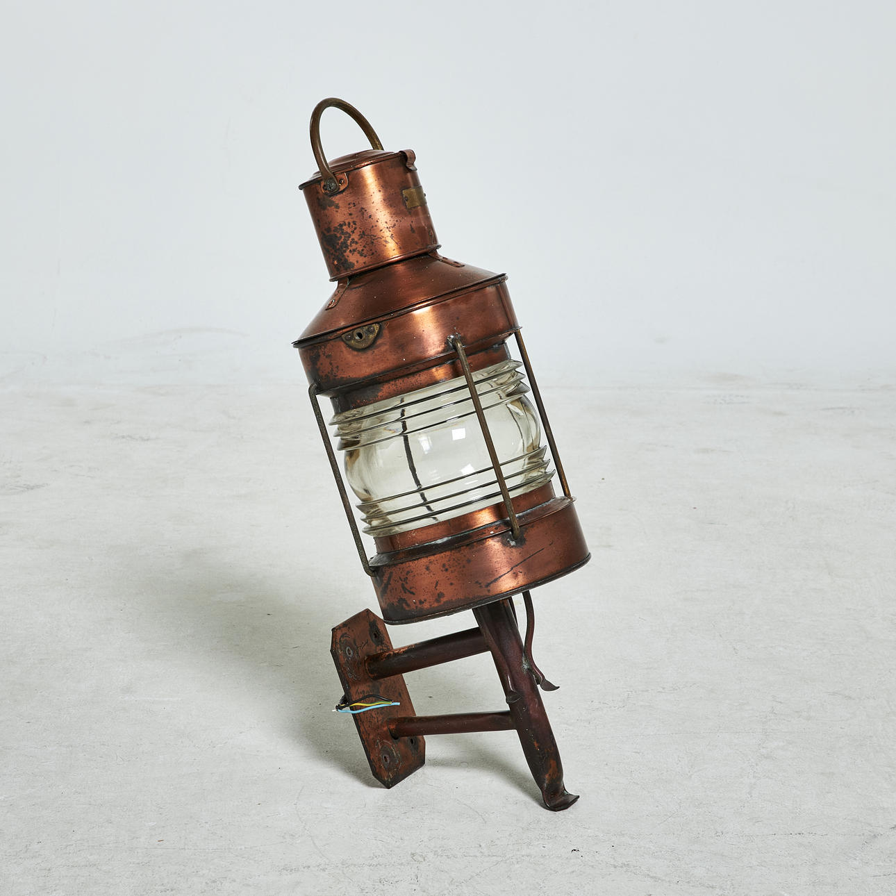 LANTERNA, koppar, spridningslins, glas, Herman Gotthardt Malmö.