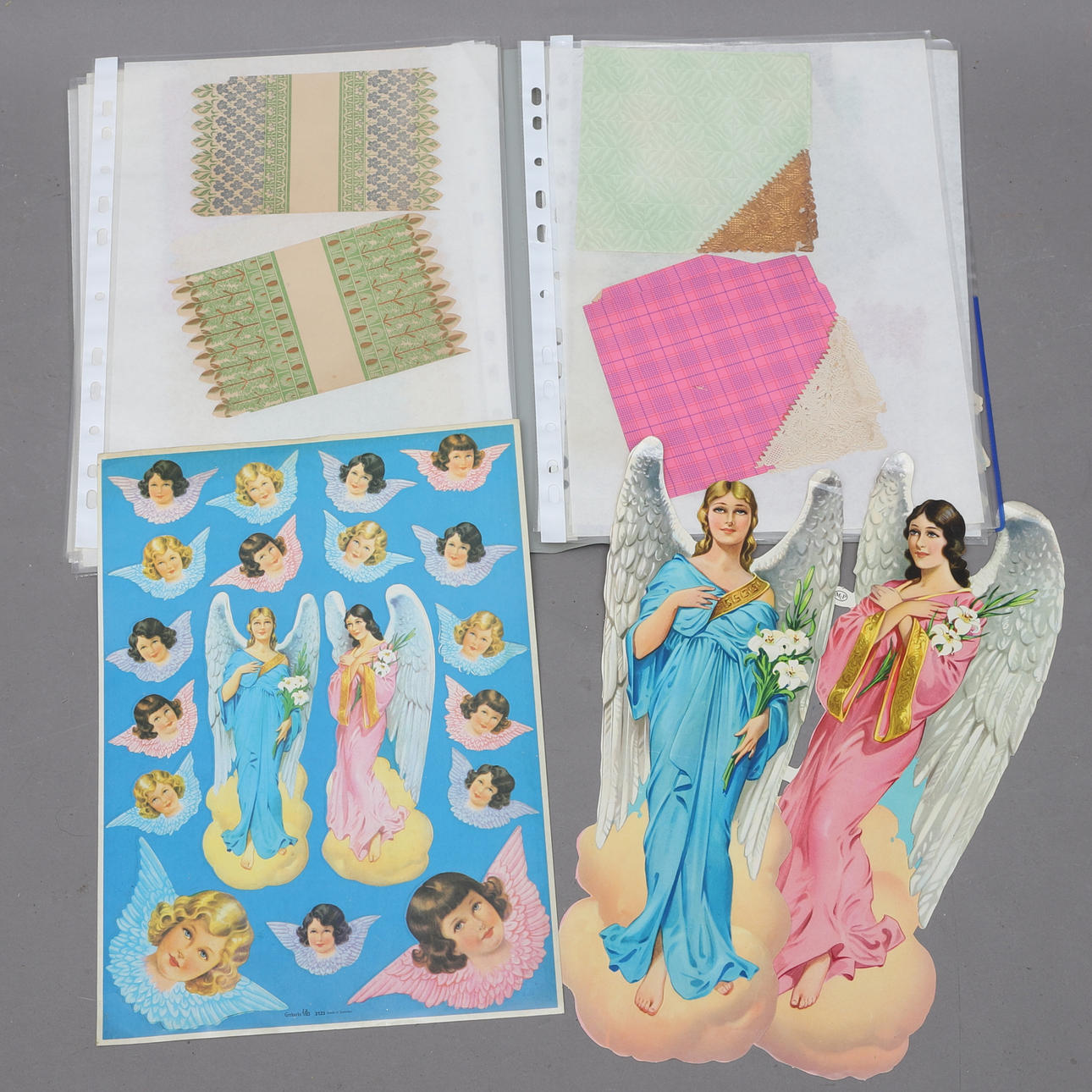 DEKORATIONSPAPPER & BOKMÄRKEN, 1900-talets första hälft.