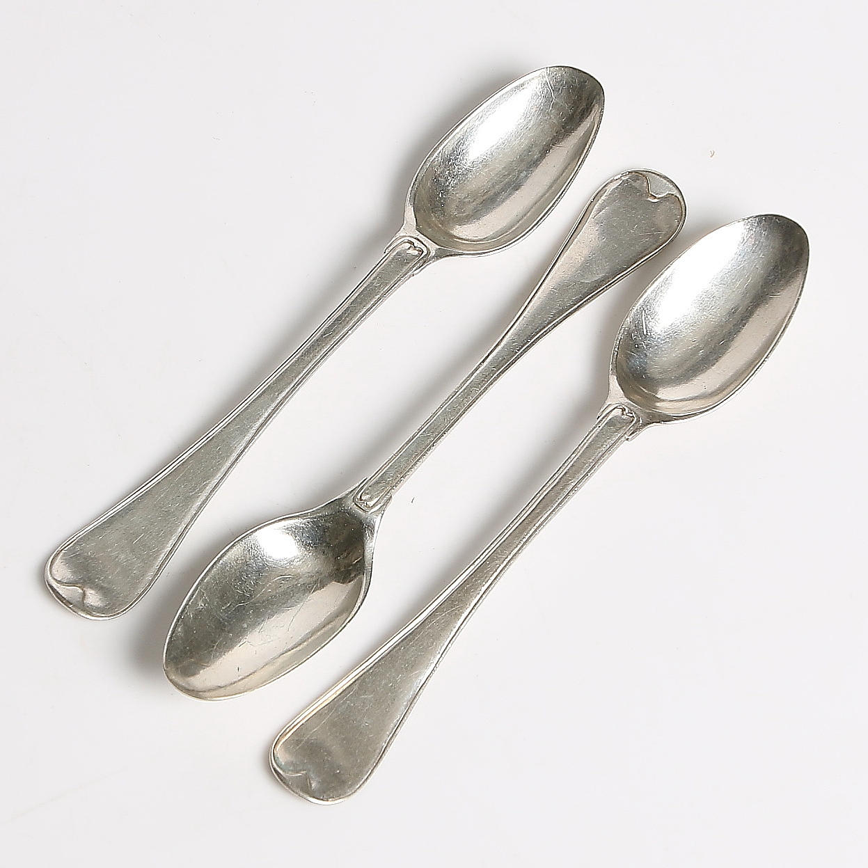 SKEDAR, 3 st, silver, Lars Boye, Stockholm, 1700-tal.